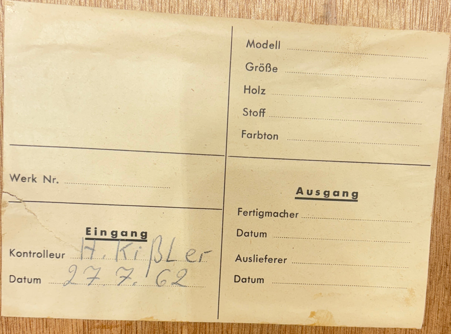 Mid Century Kleiderschrank / 60er Jahre Kleiderschrank / Vintage Kleiderschrank