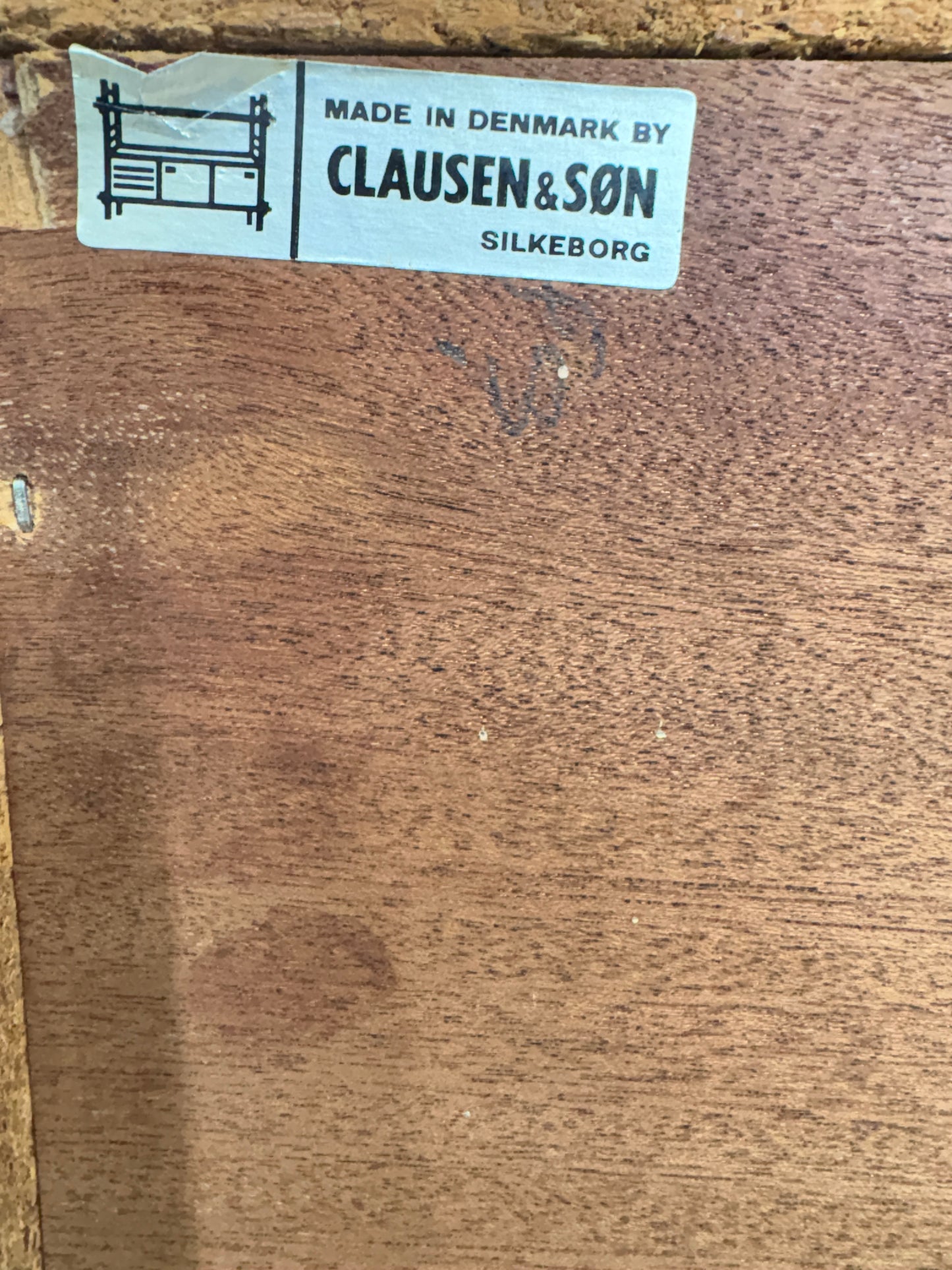 Schönes Teak Clausen & Son Sideboard Anrichte Wohnzimmerschrank Schrank Vintage