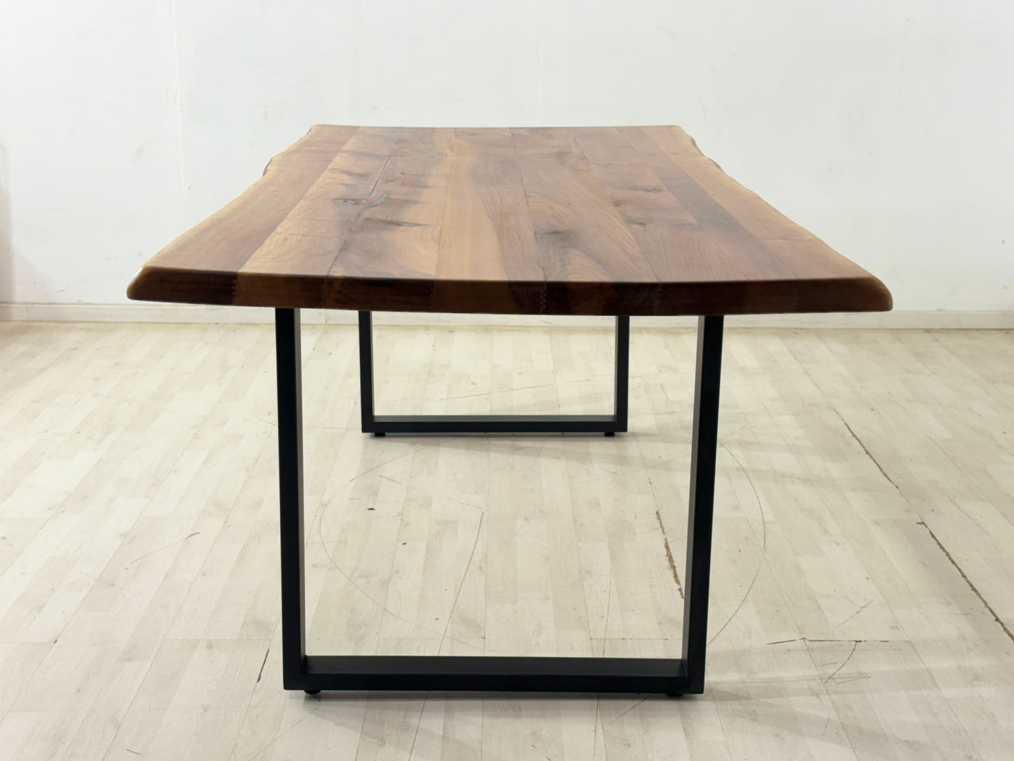 TABLE À MANGER EN BOIS MASSIF TABLE DE SALLE À MANGER TABLE DE CONFÉRENCE 76x220x100