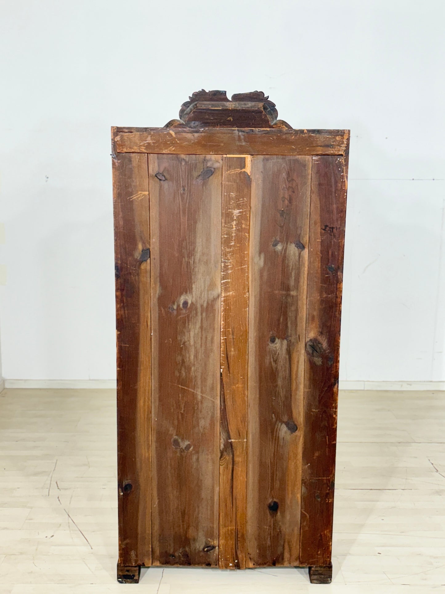 Schöne Louis Philippe Vitrine Schrank Geschirrschrank Vitrinenschrank Wohnzimmerschrank um 1880