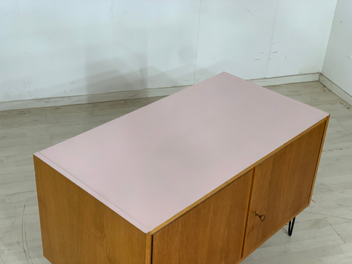 Mid Century Schrank Büroschrank Wohnzimmerschrank Kommode Anrichte Vintage