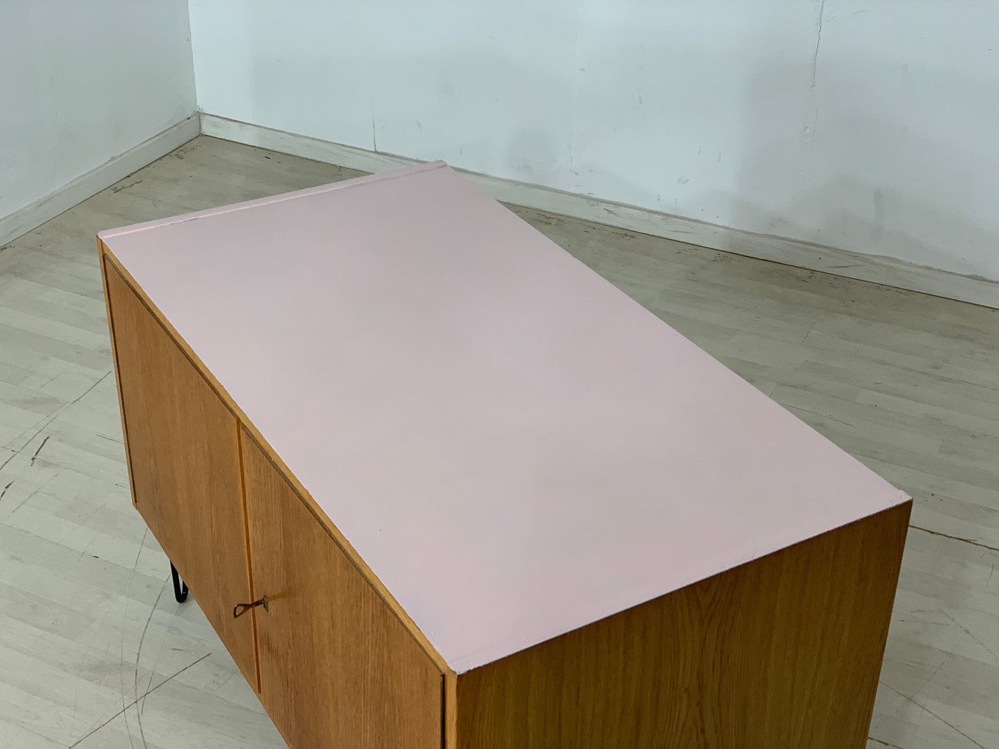Mid Century Schrank Büroschrank Wohnzimmerschrank Kommode Anrichte Vintage