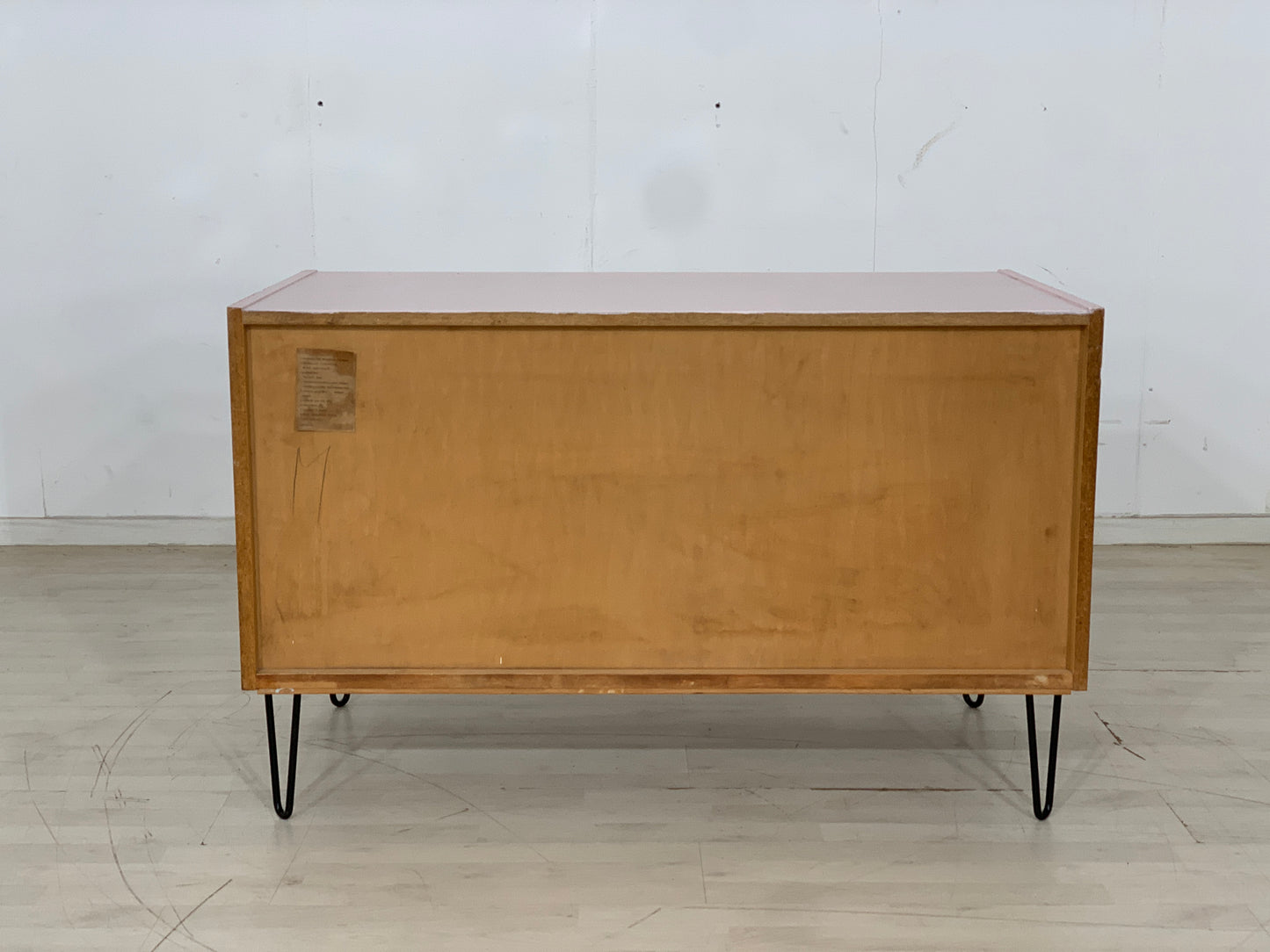 Mid Century Schrank Büroschrank Wohnzimmerschrank Kommode Anrichte Vintage