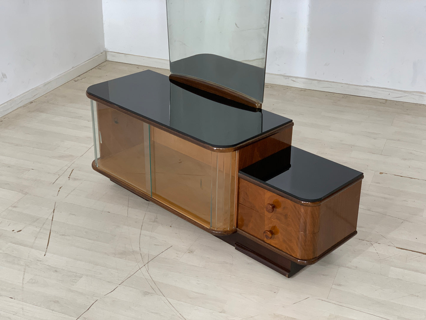 Art Deco Spiegelkommode Kommode Flurschrank Frisierkommode Schlafzimmerschrank