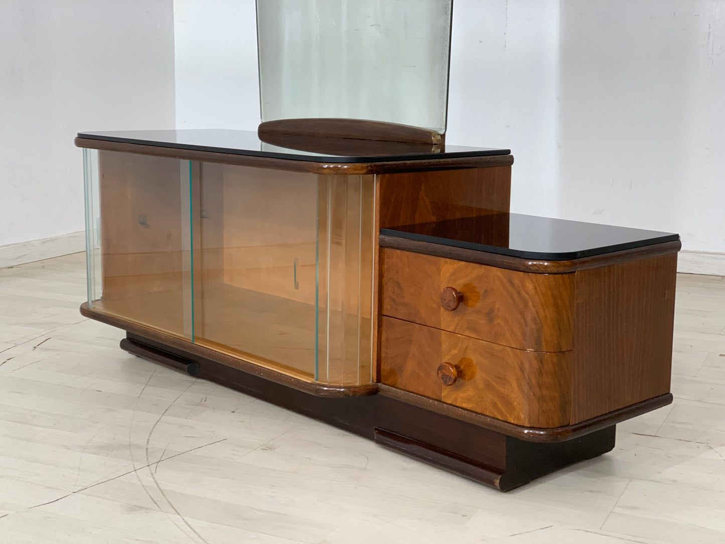 Art Deco Spiegelkommode Kommode Flurschrank Frisierkommode Schlafzimmerschrank