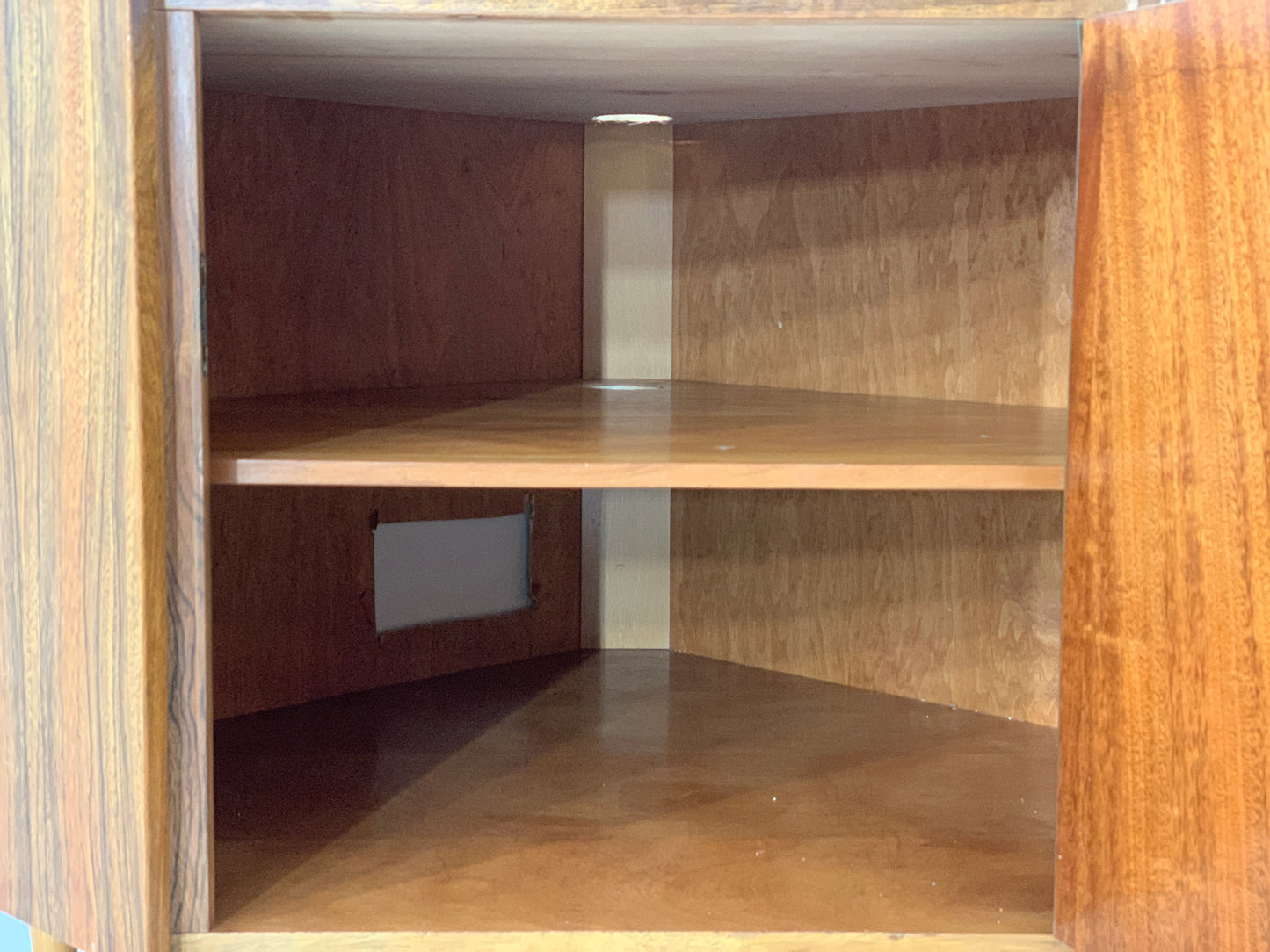 Vintage Eckkommode Eckschrank Kommode Schrank