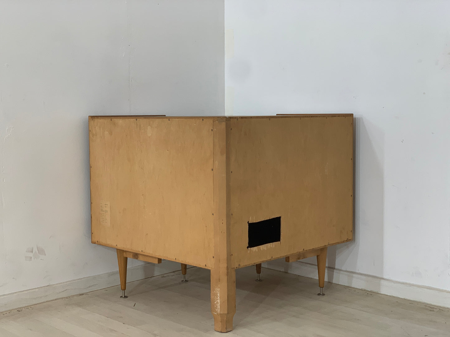 Vintage Eckkommode Eckschrank Kommode Schrank