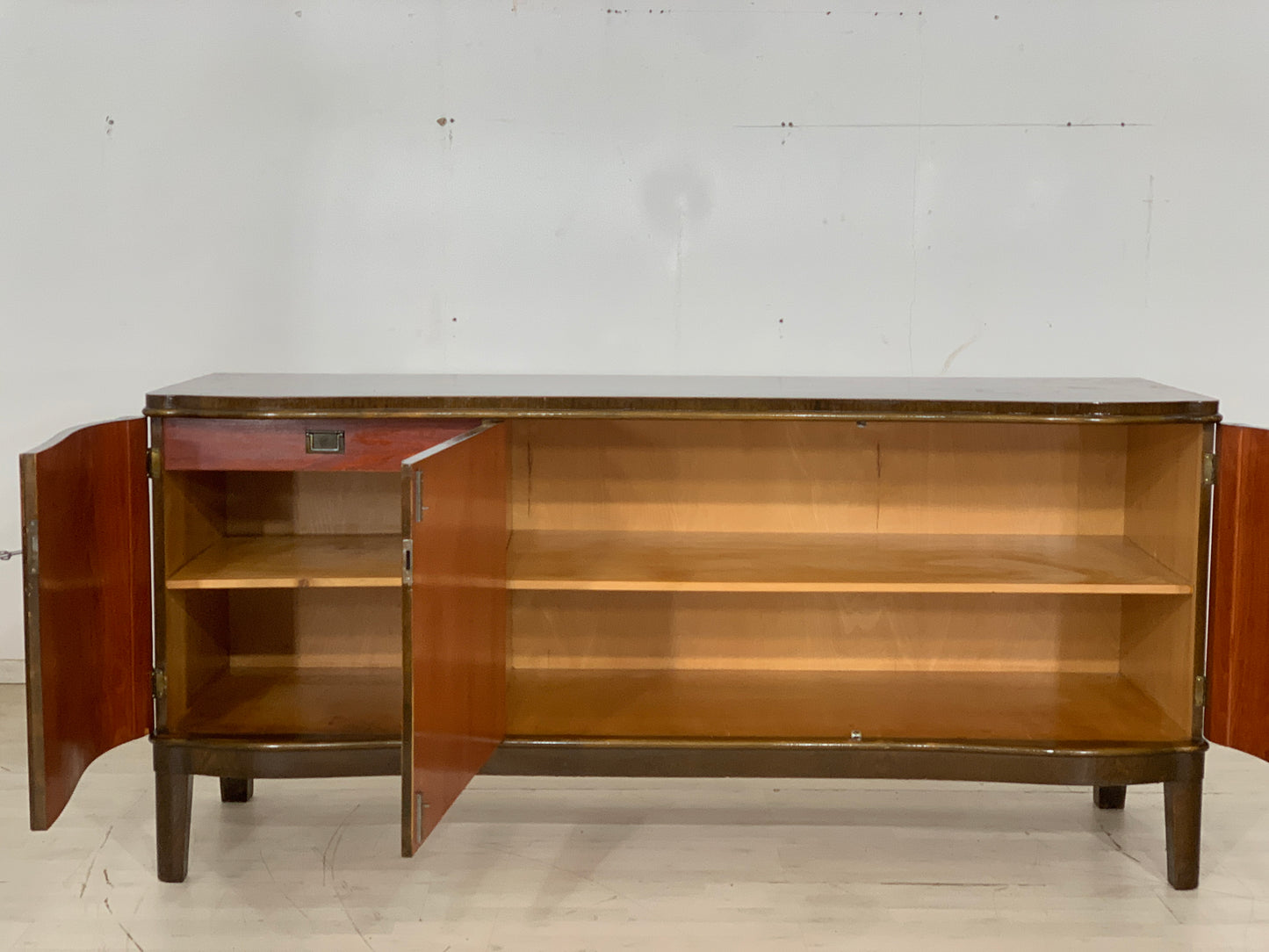 Antik Jugendstil Anrichte Schrank Sideboard Wohnzimmerschrank 1920