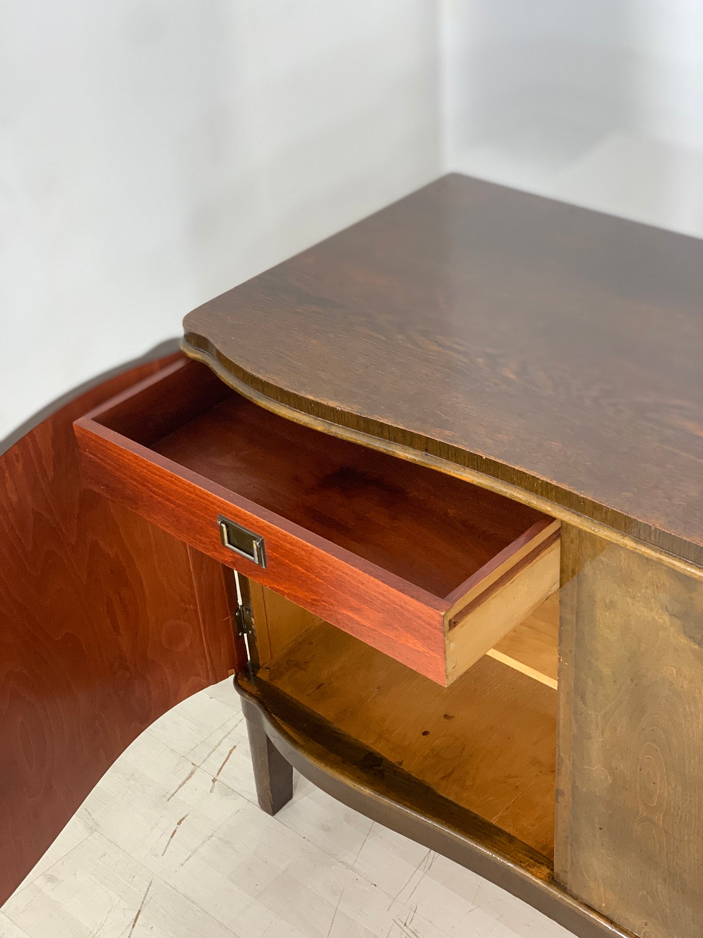 Antik Jugendstil Anrichte Schrank Sideboard Wohnzimmerschrank 1920