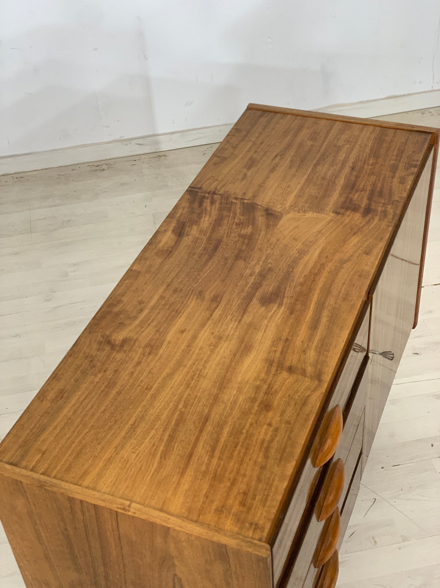 Mid Century Chest of Drawers Vanity Cabinet Linen Cabinet Vintage