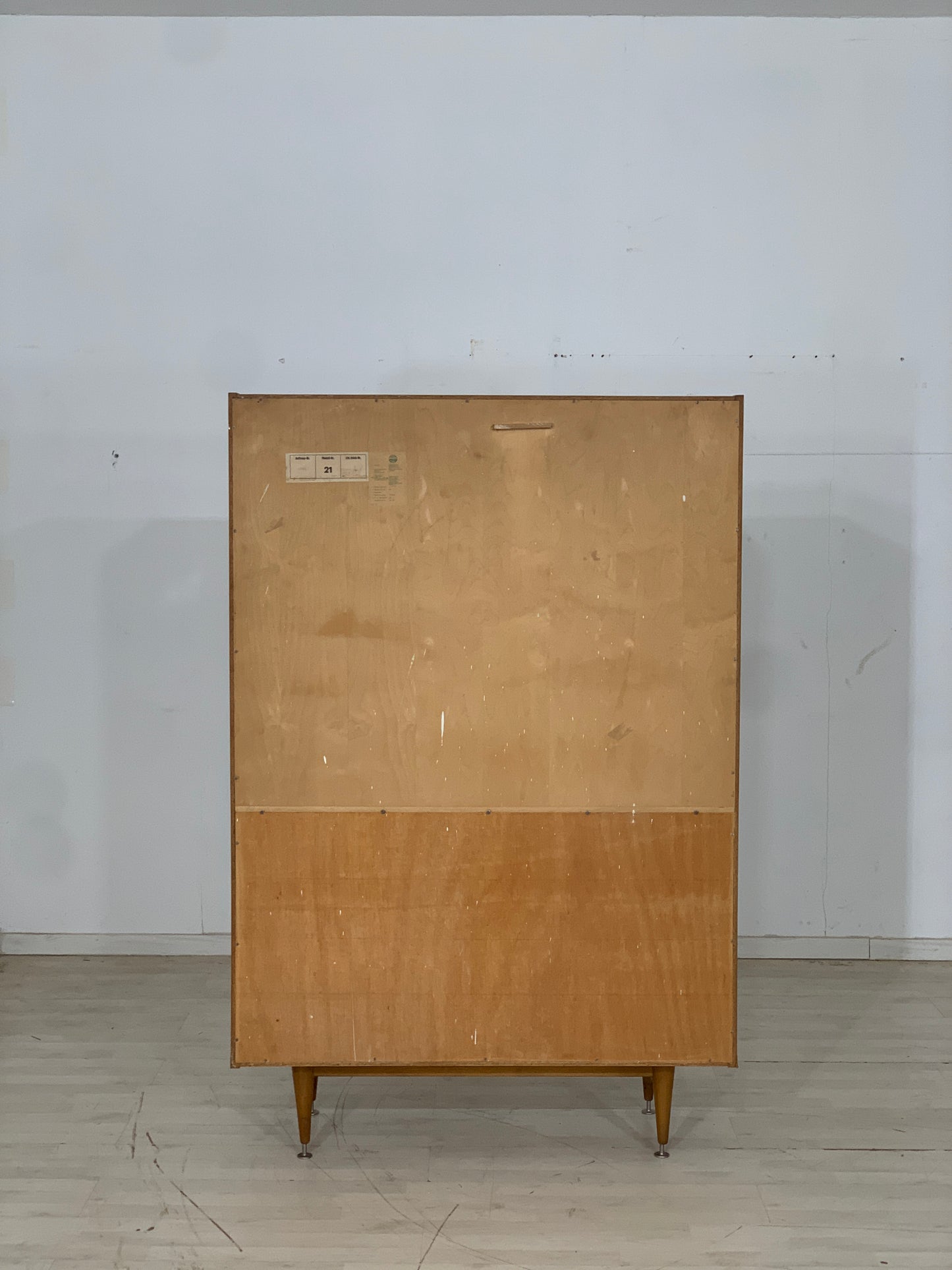 Mid Century Highboard Vitriene Geschirrschrank Schrank Vintage