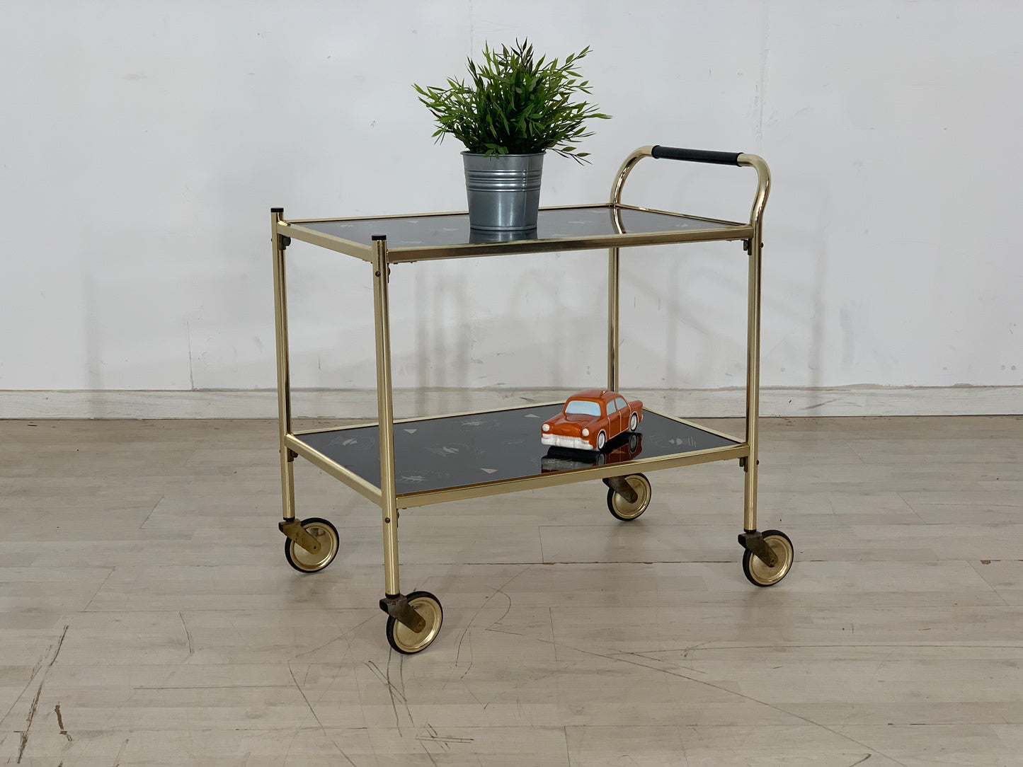 Mid Century Servierwagen Teewagen Barwagen Beistelltisch Vintage