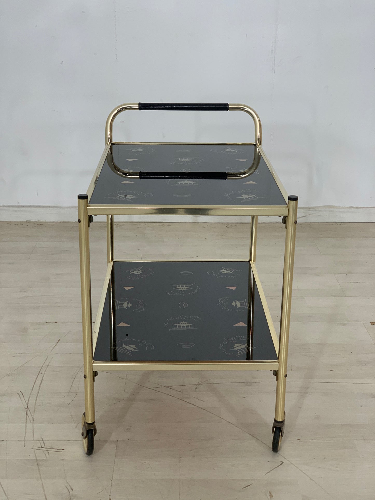 Mid Century Servierwagen Teewagen Barwagen Beistelltisch Vintage