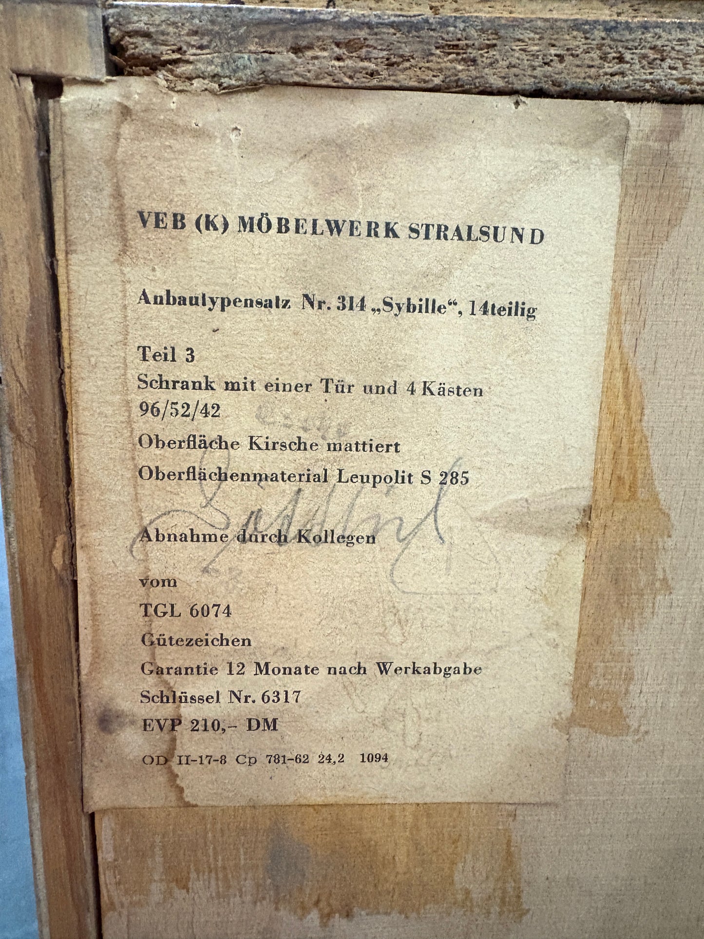 Mid Century Stringregal / Vintage Wandregal / Sybille 314 Wohnwand / Wohnzimmerwand