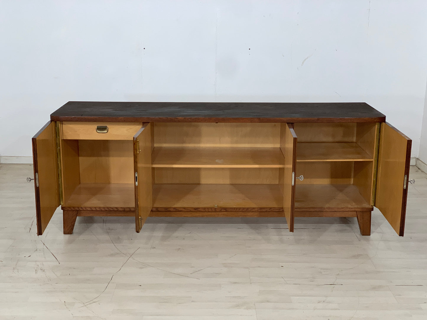 Mid Century Sideboard Schrank Kommode Vintage