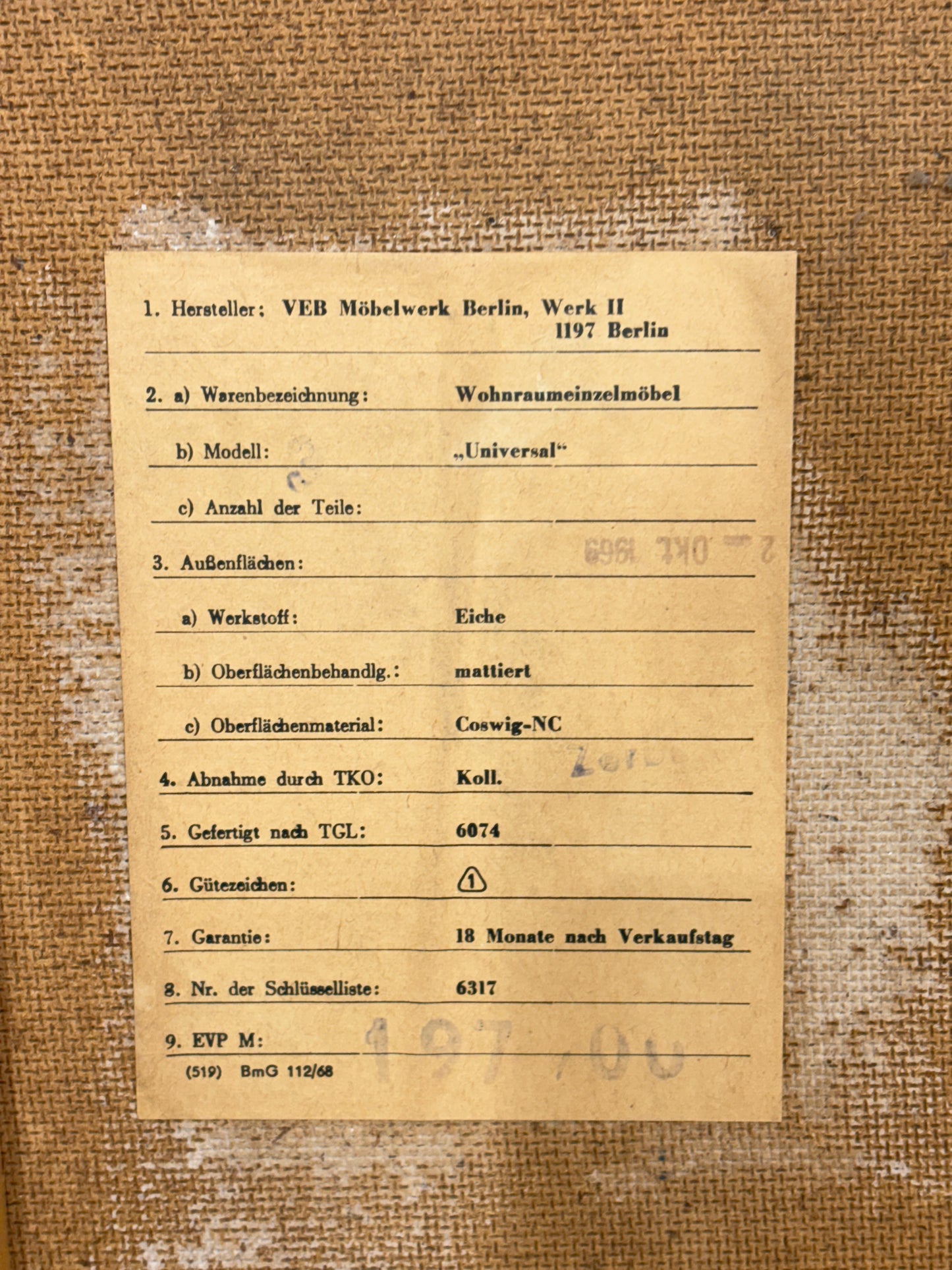 Mid-Century Kommode / Schrank / Anrichte / Vintage Sideboard