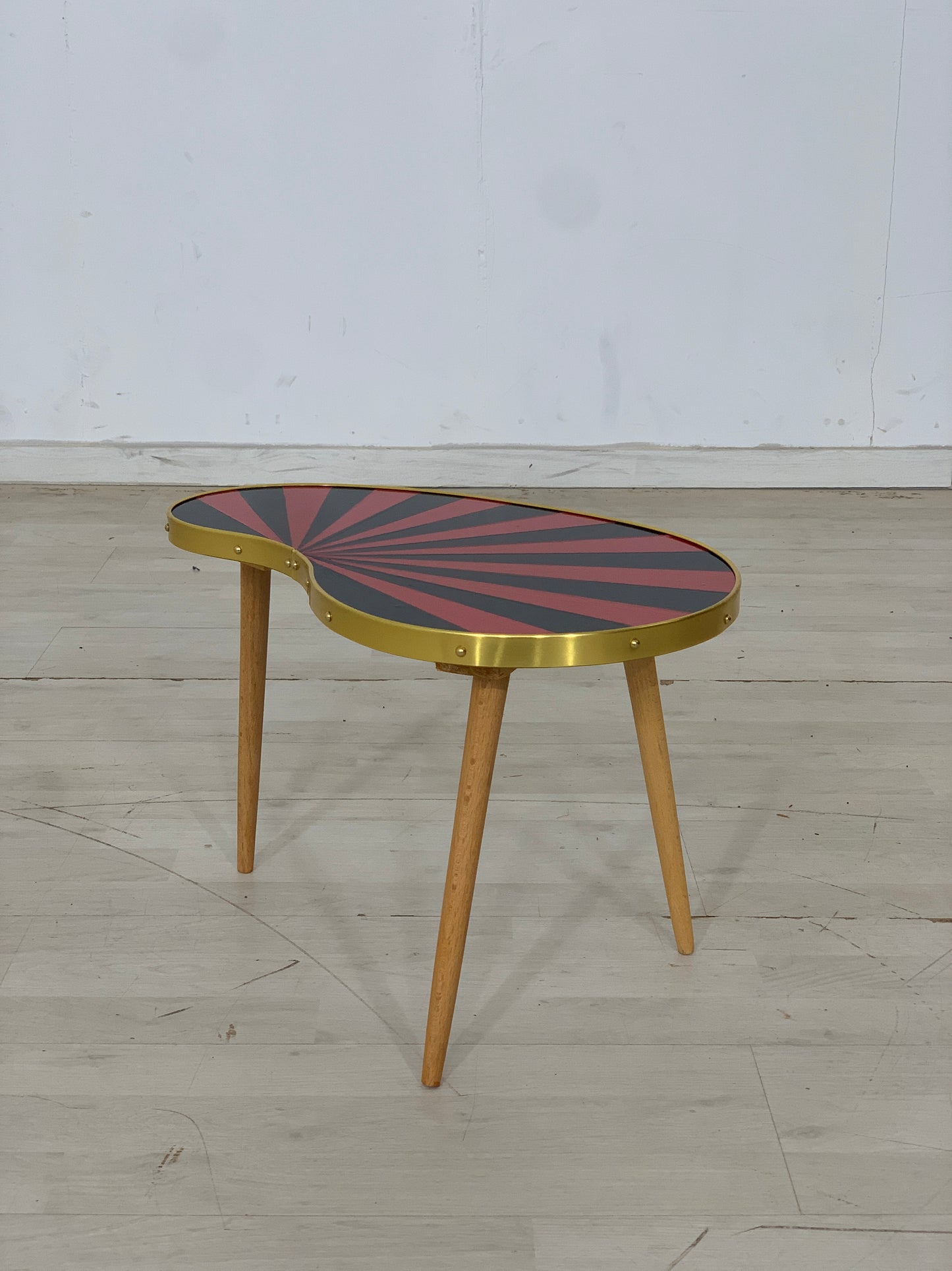 Mid Century Couchtisch Nierentisch Tisch Ablage Blumenbank