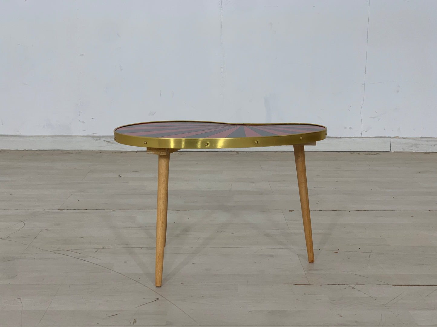 Mid Century Couchtisch Nierentisch Tisch Ablage Blumenbank