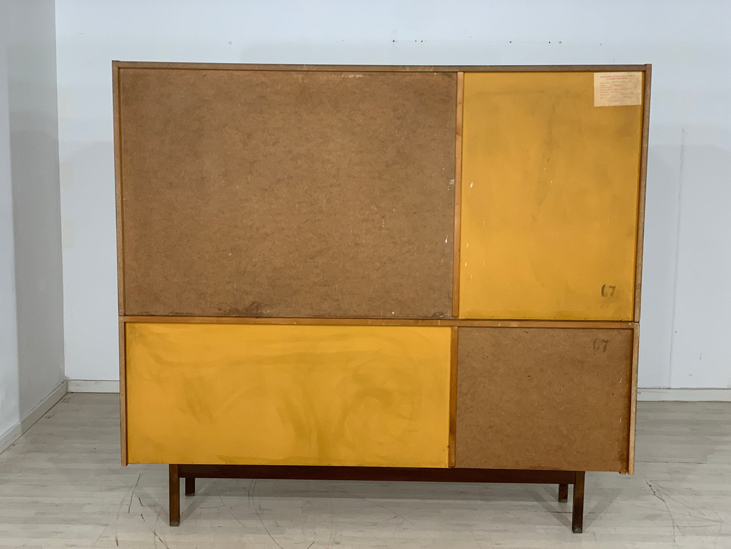 Mid Century Highboard Cabinet Buffet Living Room Cabinet Vintage