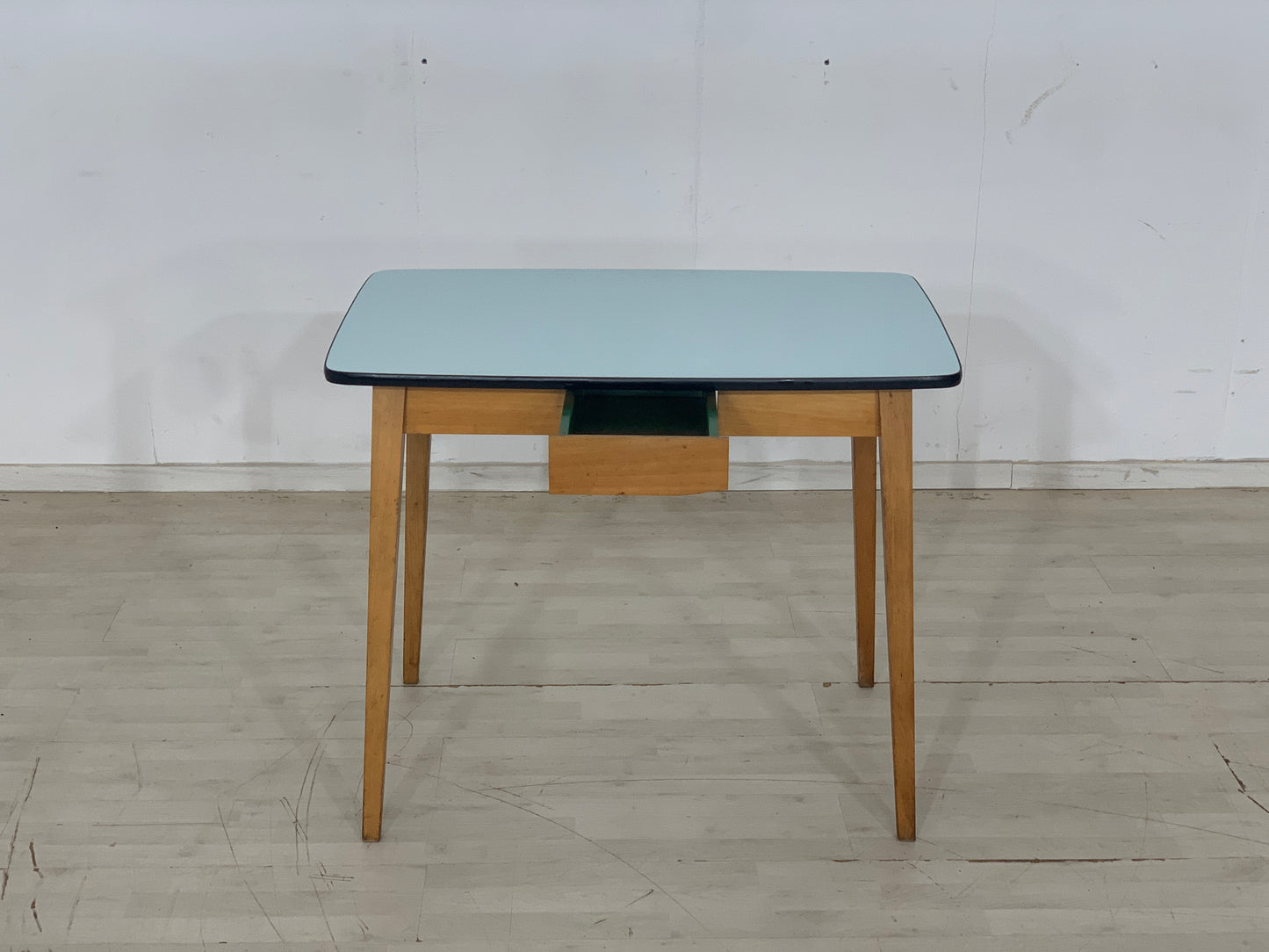 Mid Century Küchentisch Schreibtisch Tisch Holztisch Vintage