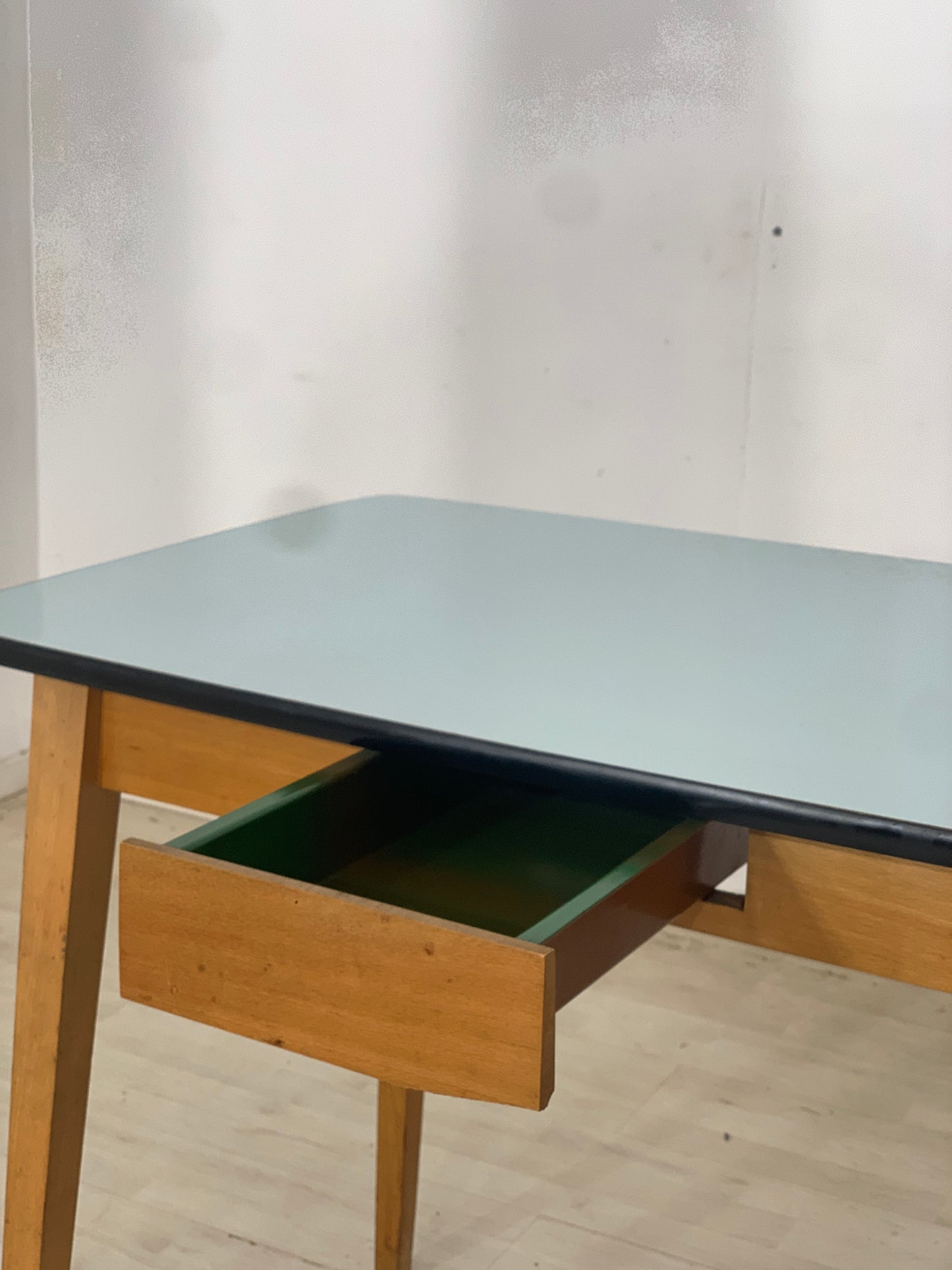 Mid Century Küchentisch Schreibtisch Tisch Holztisch Vintage