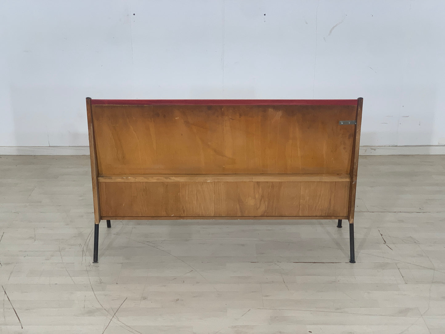 Mid Century Sitzbank Truhe Vintage