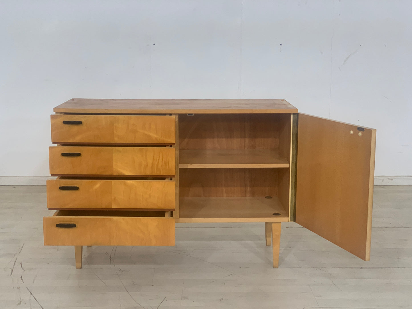 Mid Century Sideboard Cabinet Chest of Drawers Vintage