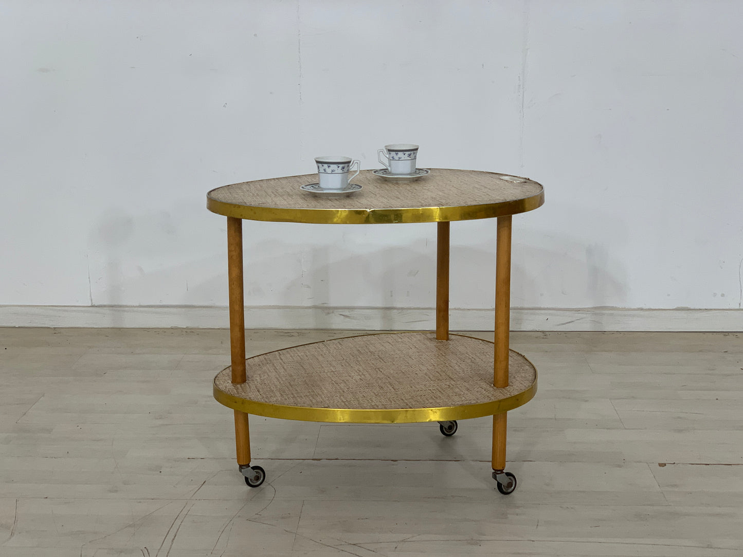 Mid Century Serving Trolley Tea Trolley Side Table Bar Trolley