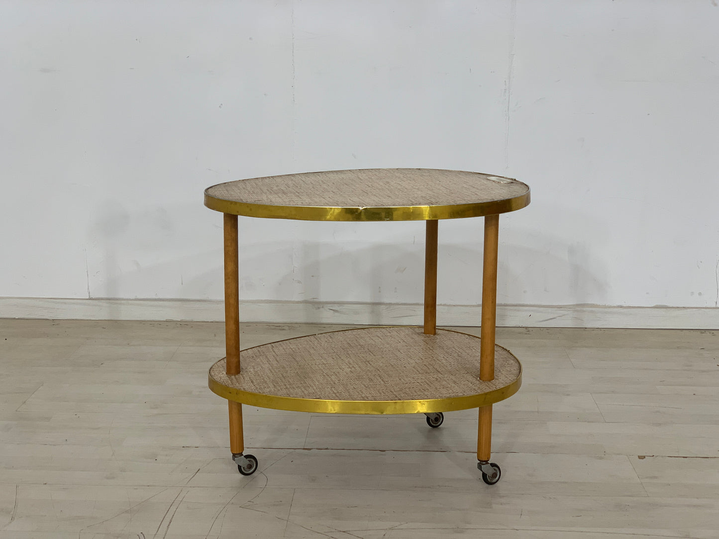 Mid Century Serving Trolley Tea Trolley Side Table Bar Trolley