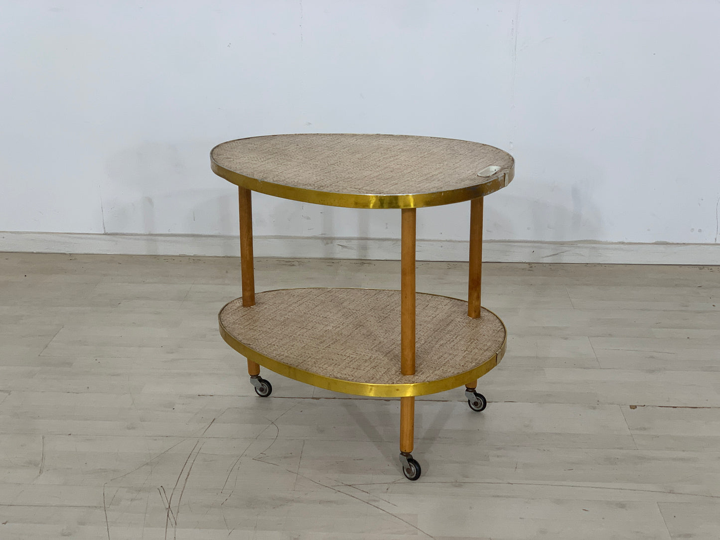 Mid Century Serving Trolley Tea Trolley Side Table Bar Trolley