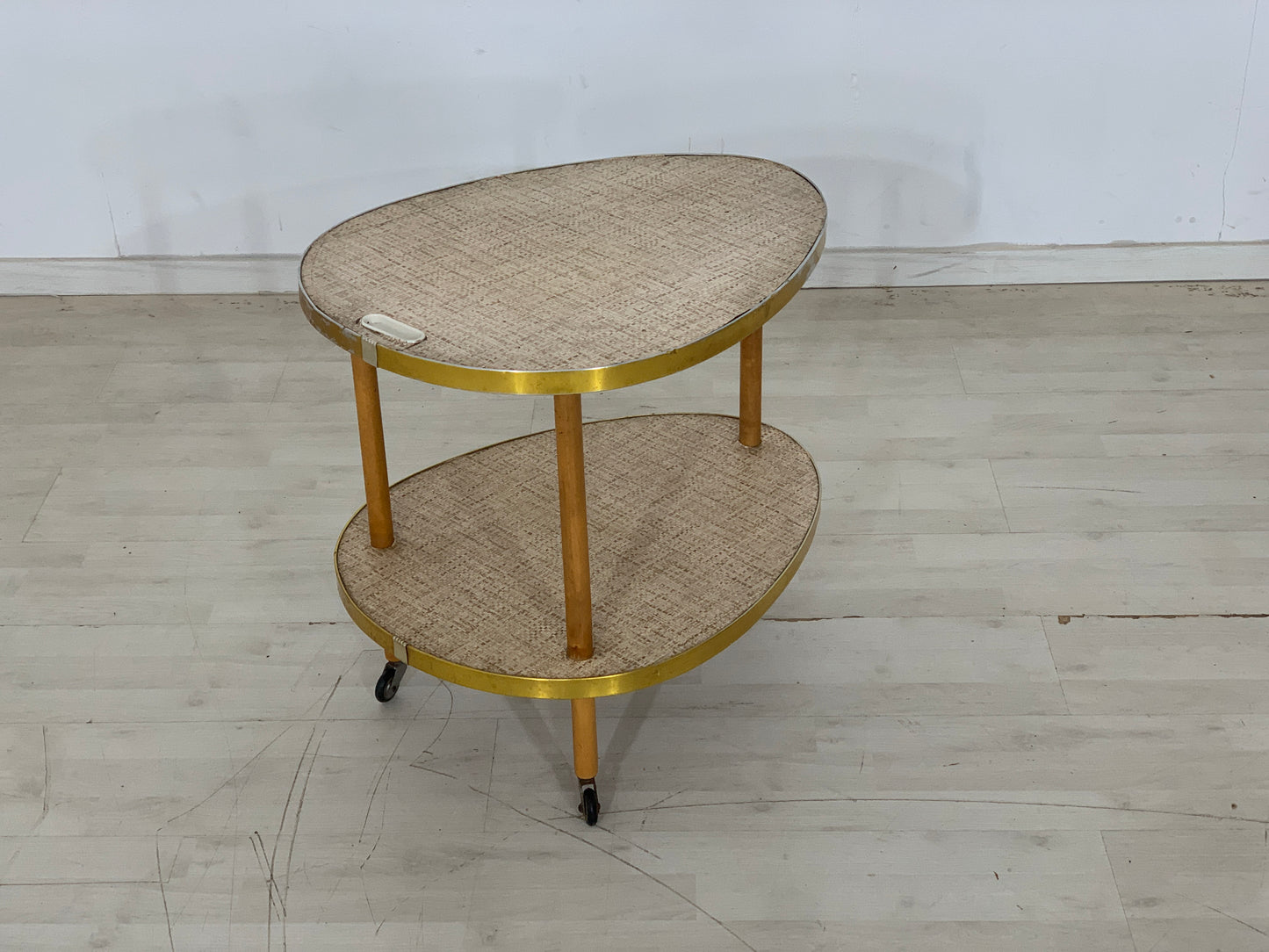 Mid Century Serving Trolley Tea Trolley Side Table Bar Trolley