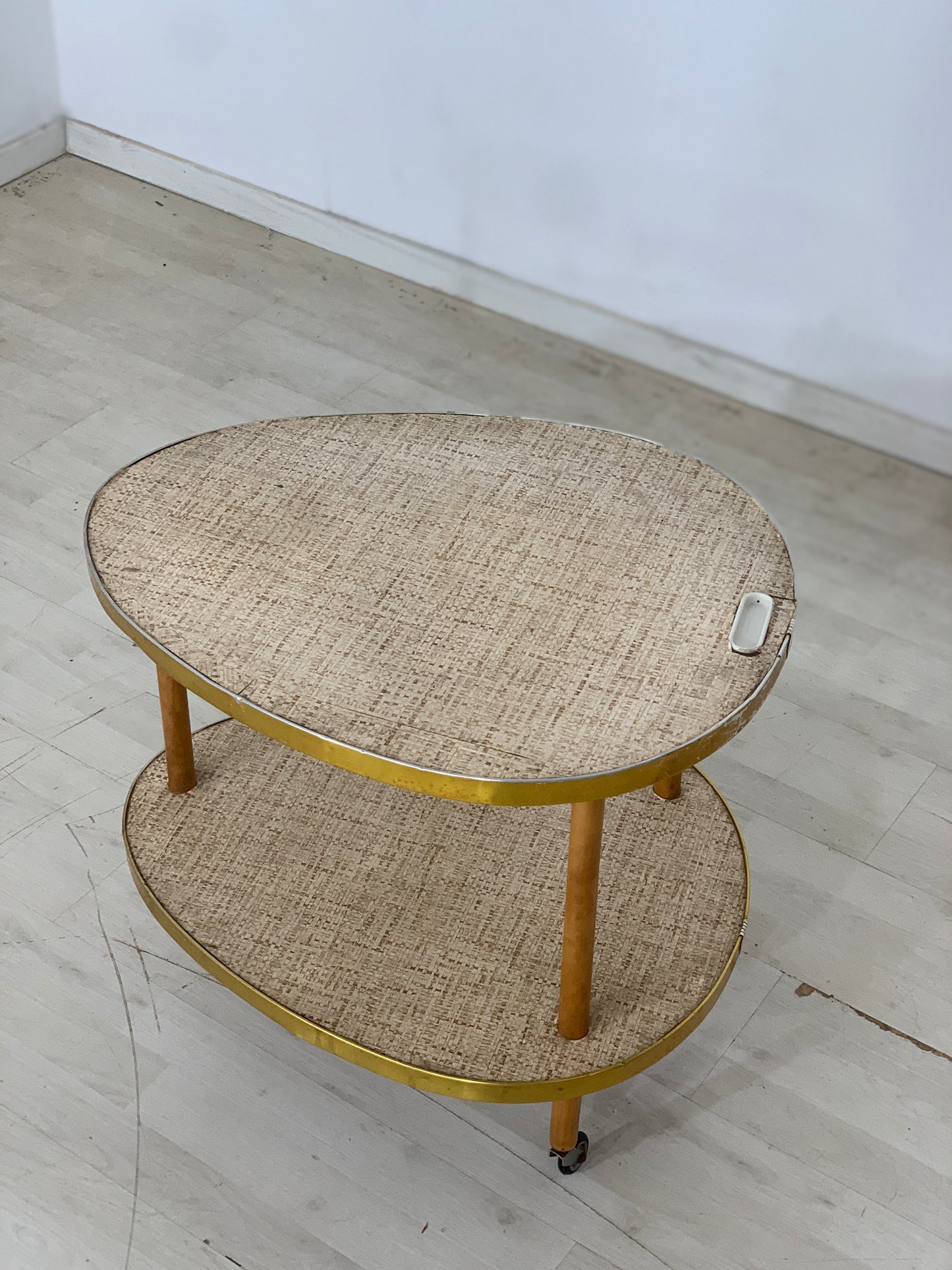 Mid Century Serving Trolley Tea Trolley Side Table Bar Trolley