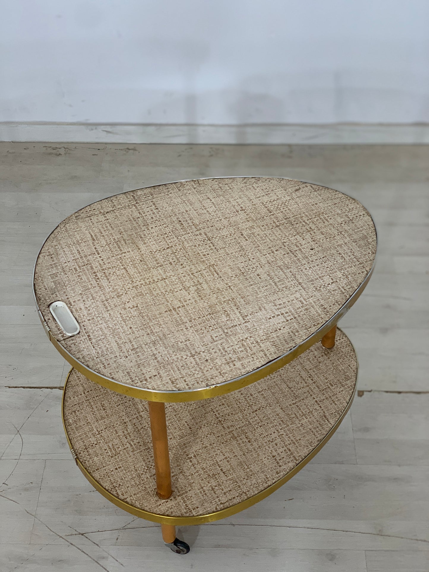 Mid Century Serving Trolley Tea Trolley Side Table Bar Trolley