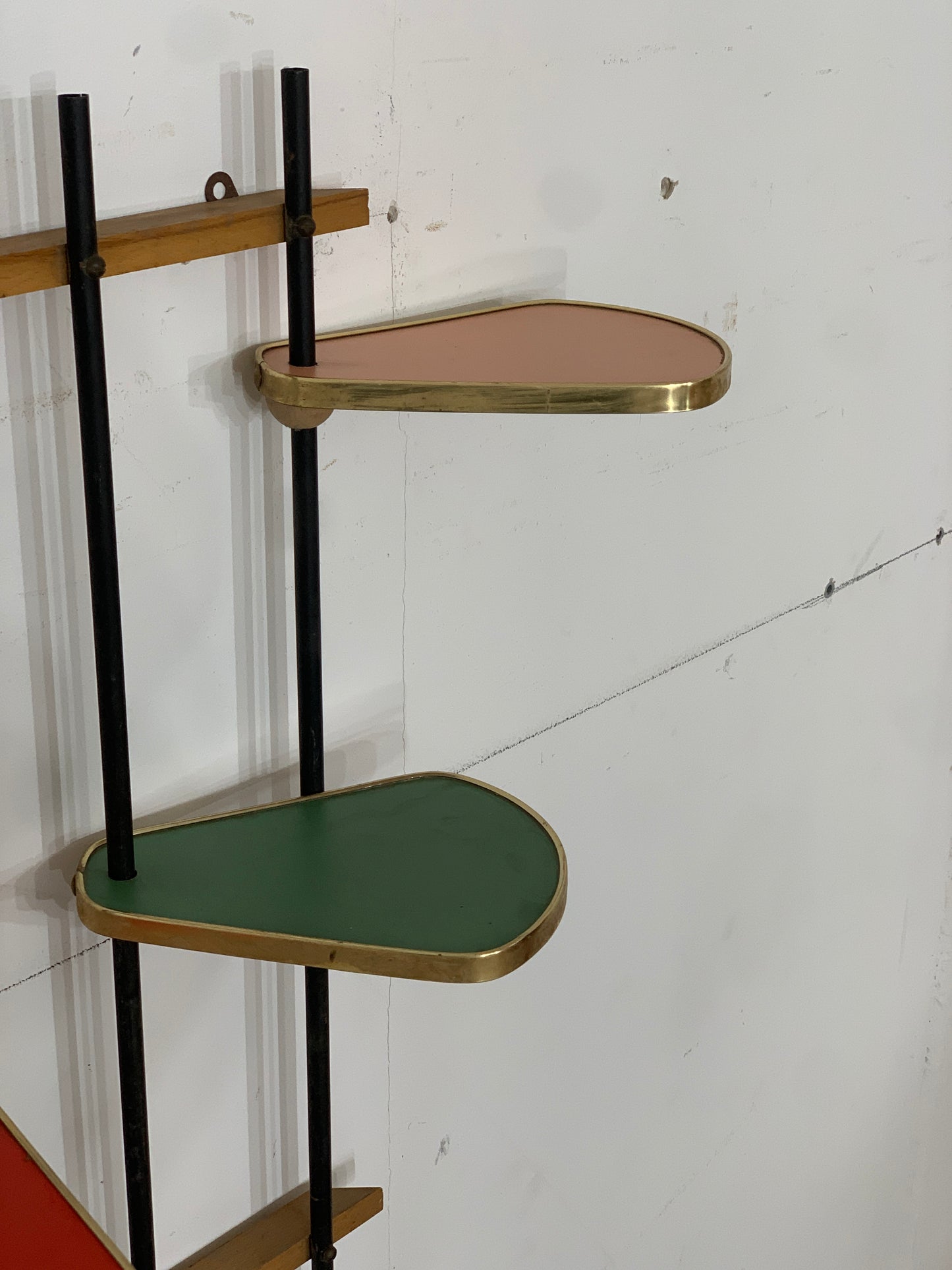Mid Century Blumenablage Blumentisch Nierentisch Beistelltisch