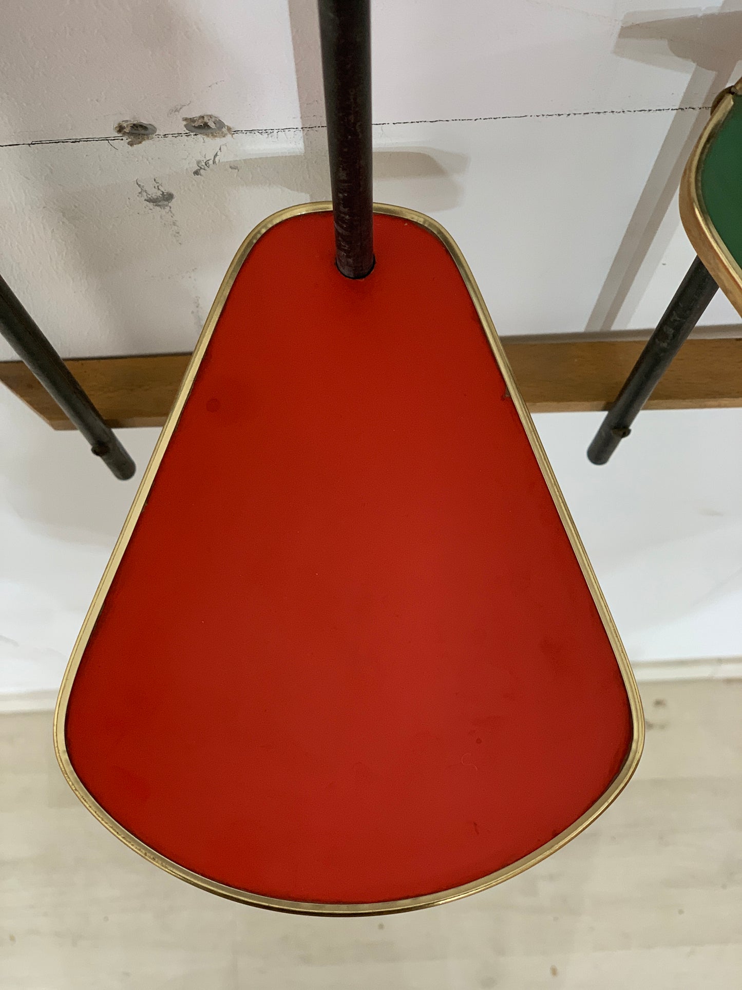 Mid Century Blumenablage Blumentisch Nierentisch Beistelltisch