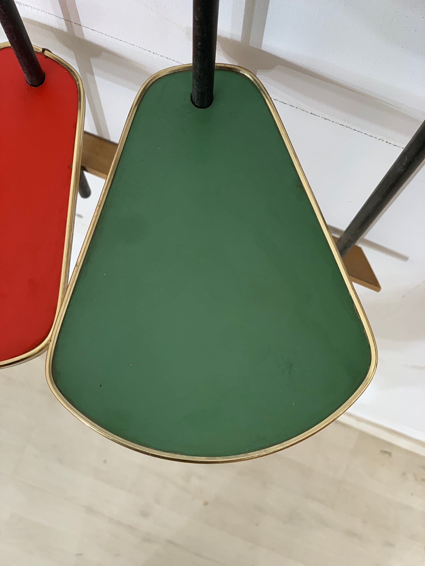 Mid Century Blumenablage Blumentisch Nierentisch Beistelltisch