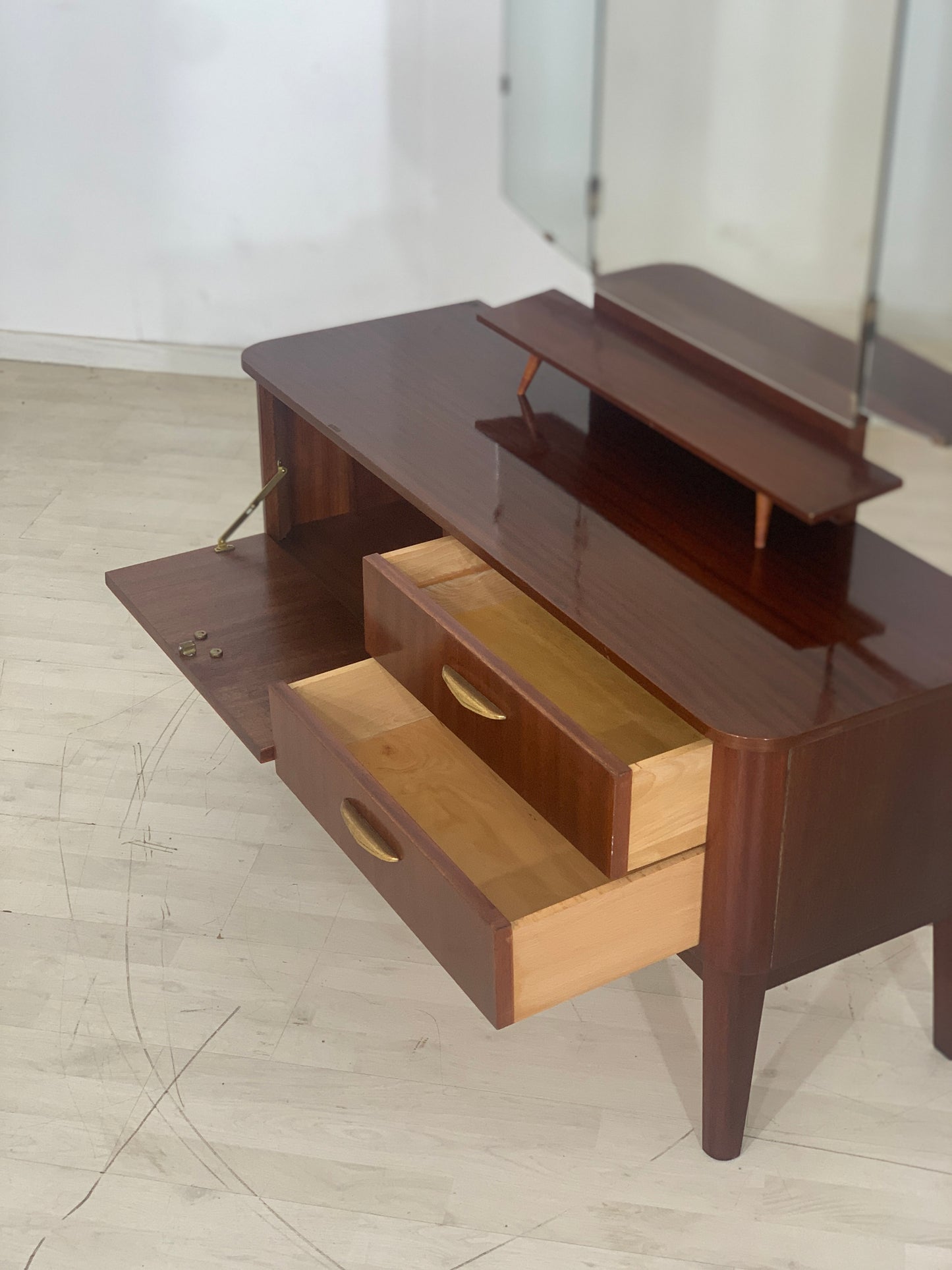 Vintage Lowboard Kommode Spiegelkommode Flurschrank