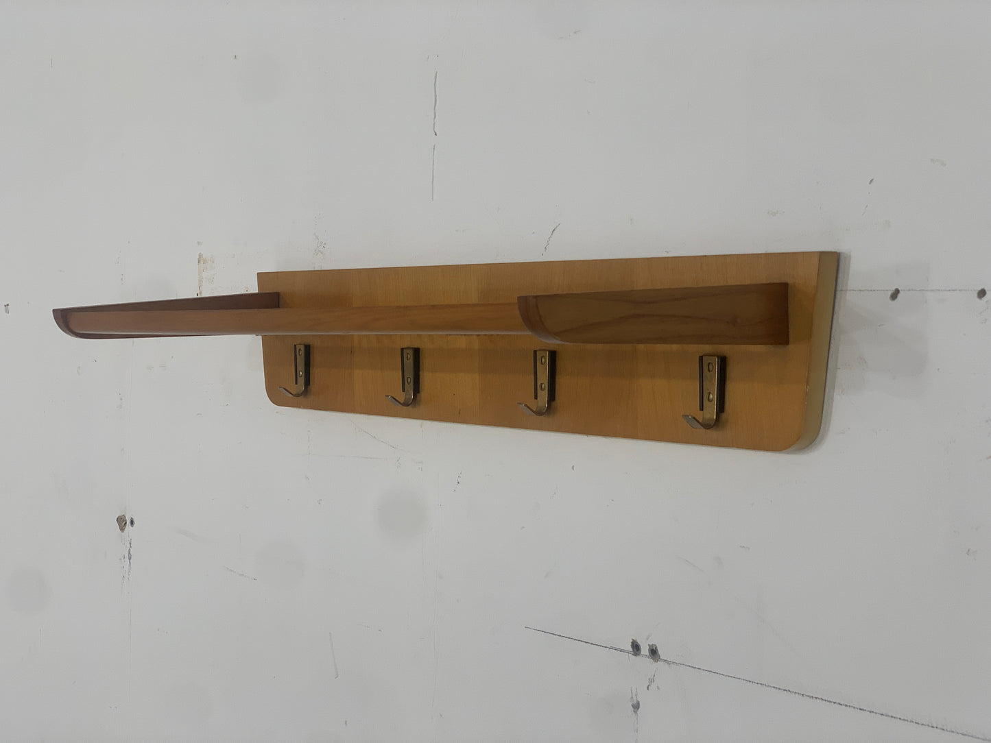 Mid Century Garderobe Garderobenanhänger Jackenständer Vintage