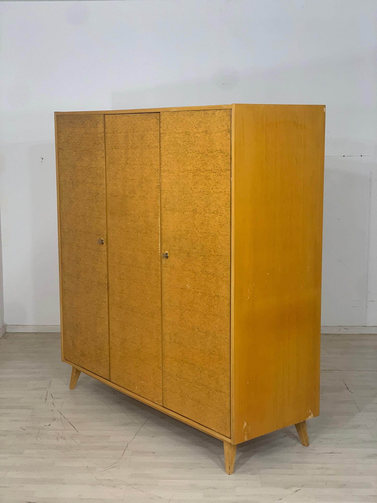 Vintage Kleiderschrank Wäscheschrank Schrank Wardrobe