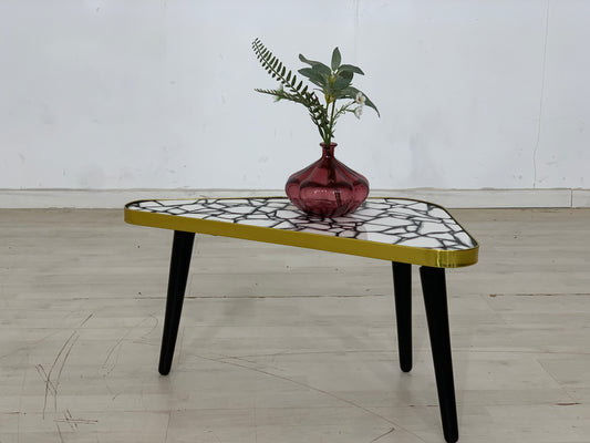 Vintage Fliesentisch Nierentisch Blumentisch Beistelltisch Tisch