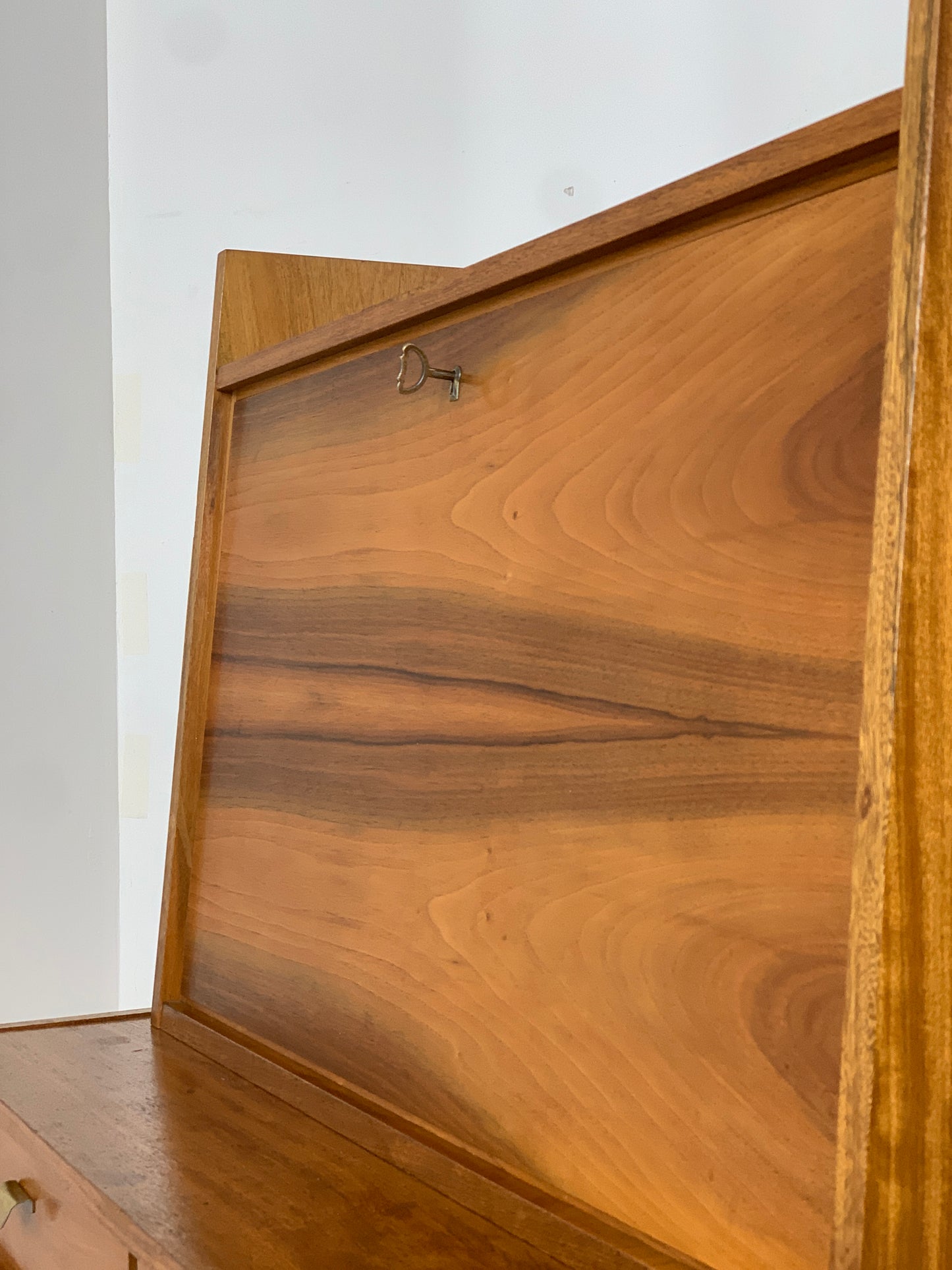 Mid Century Sekretär Schreibtisch Schreibschrank Schrank Vintage