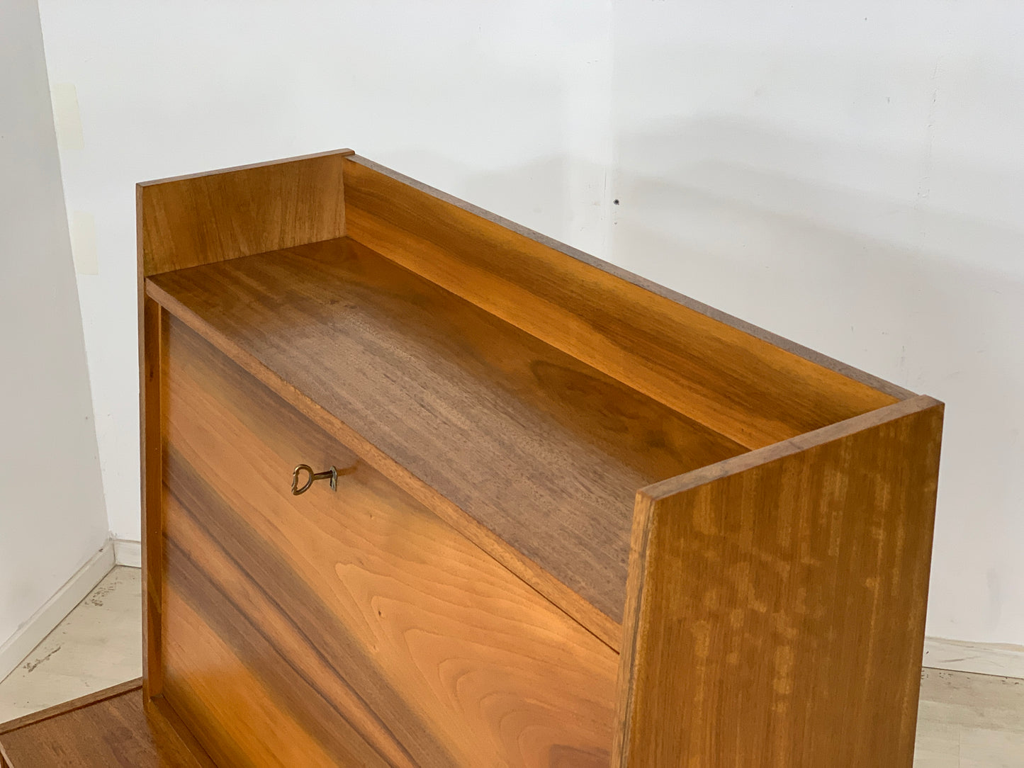 Mid Century Sekretär Schreibtisch Schreibschrank Schrank Vintage