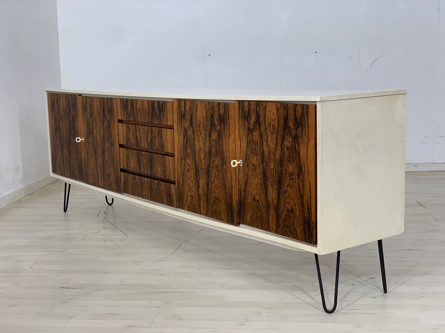 Mid Century Sideboard Anrichte Wohnzimmerschrank Kommode Vintage