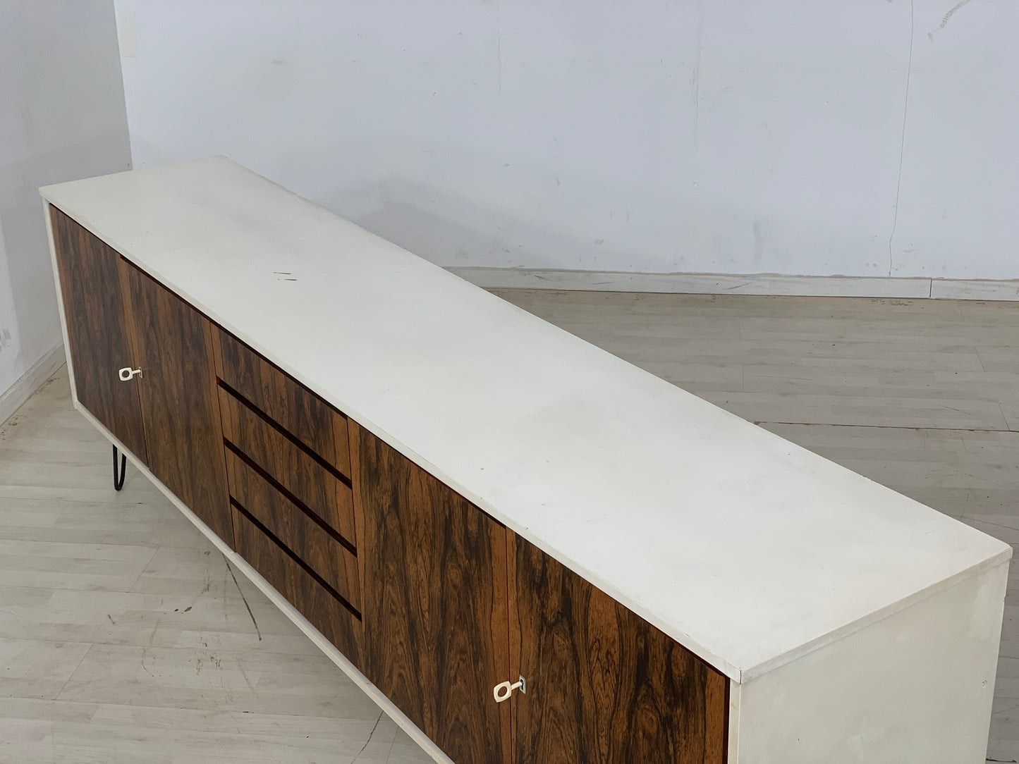 Mid Century Sideboard Anrichte Wohnzimmerschrank Kommode Vintage