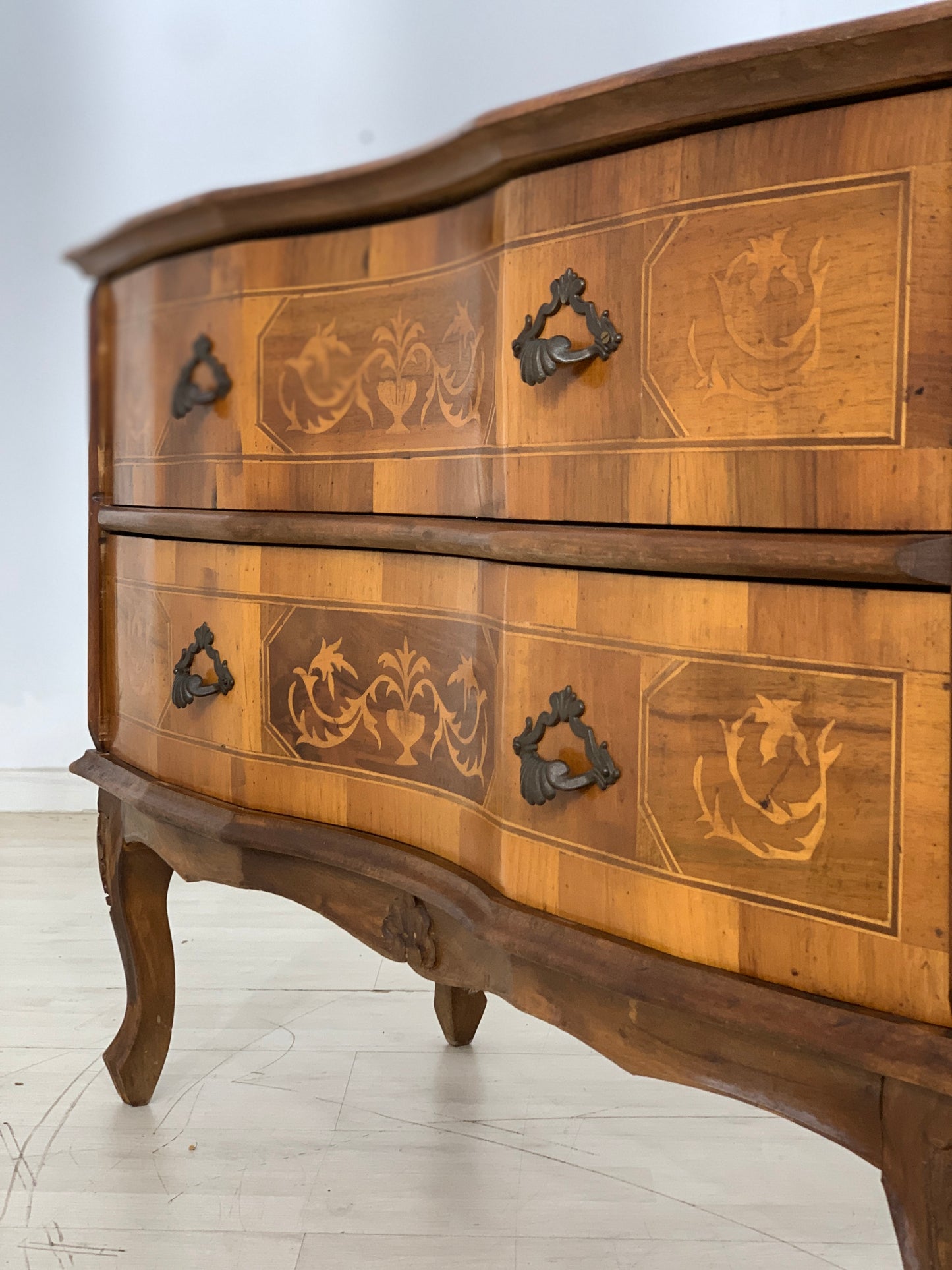 Barockstil Kommode Flurschrank Flurkommode Wohnzimmerschrank