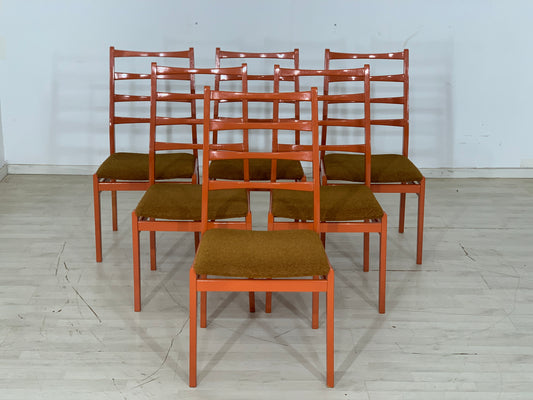 6x Mid Century Stühle Esszimmerstühle Stuhl Esszimmerstuhl Vintage