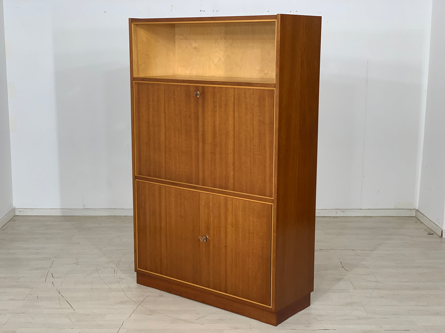 Mid Century Sekretär Schreibschrank Wohnzimmerschrank Vintage Highboard