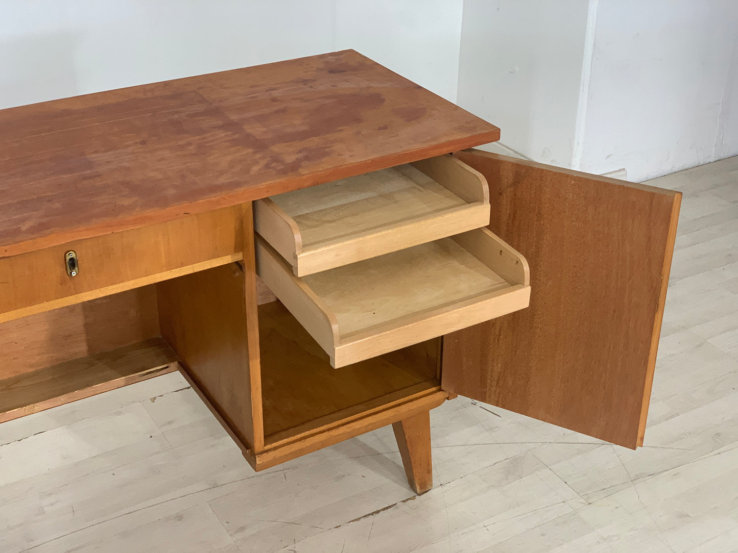 Mid Century Schreibtisch Tisch Desk Vintage