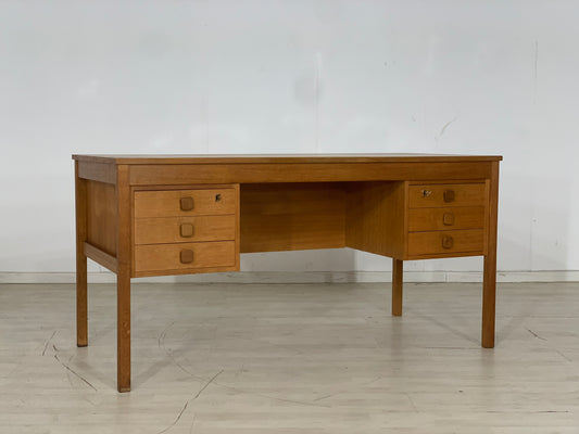 Danish Teak Schreibtisch Tisch Desk Vintage