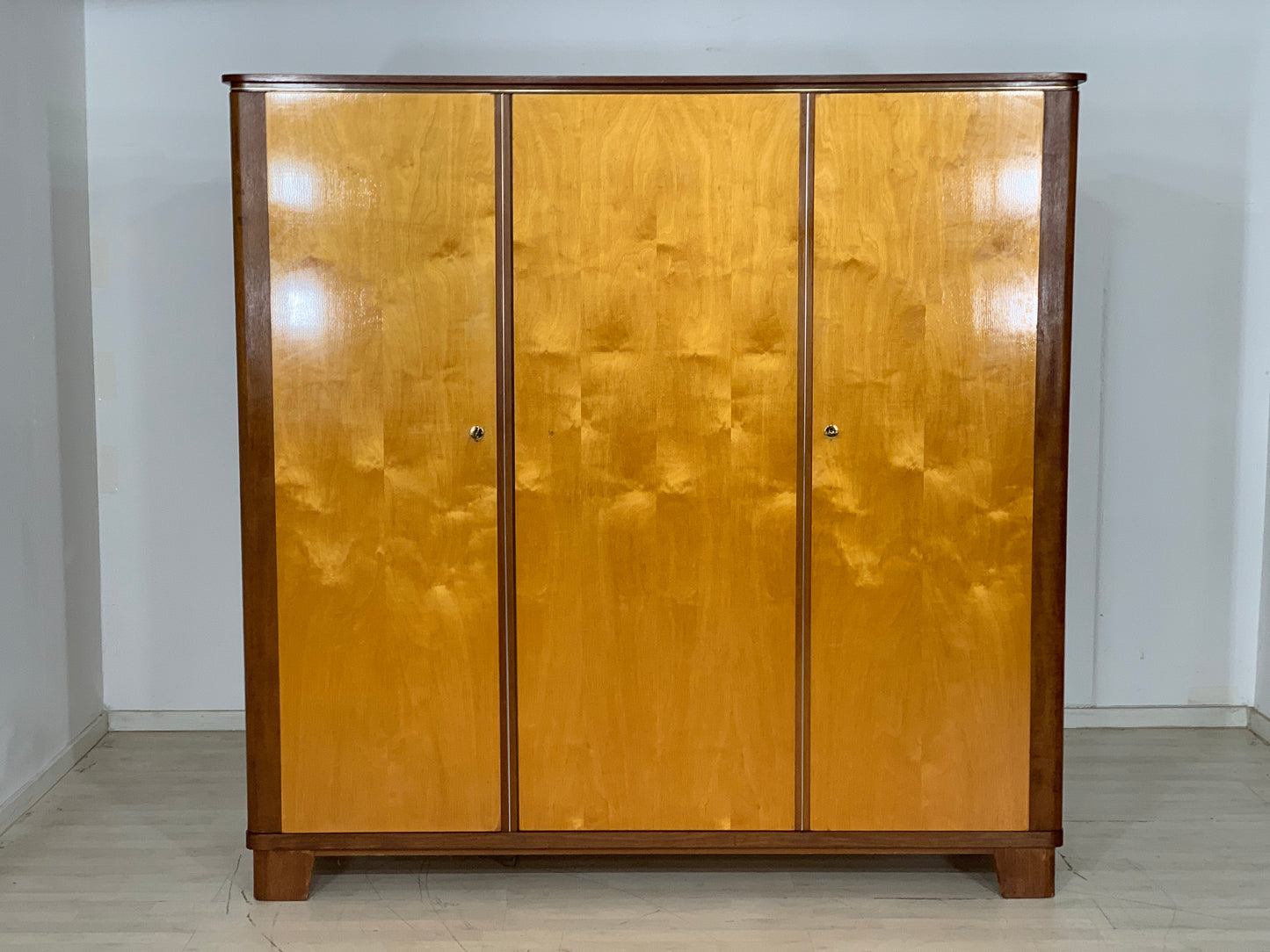 Mid Century Kleiderschrank Schrank Wardrobe Vintage